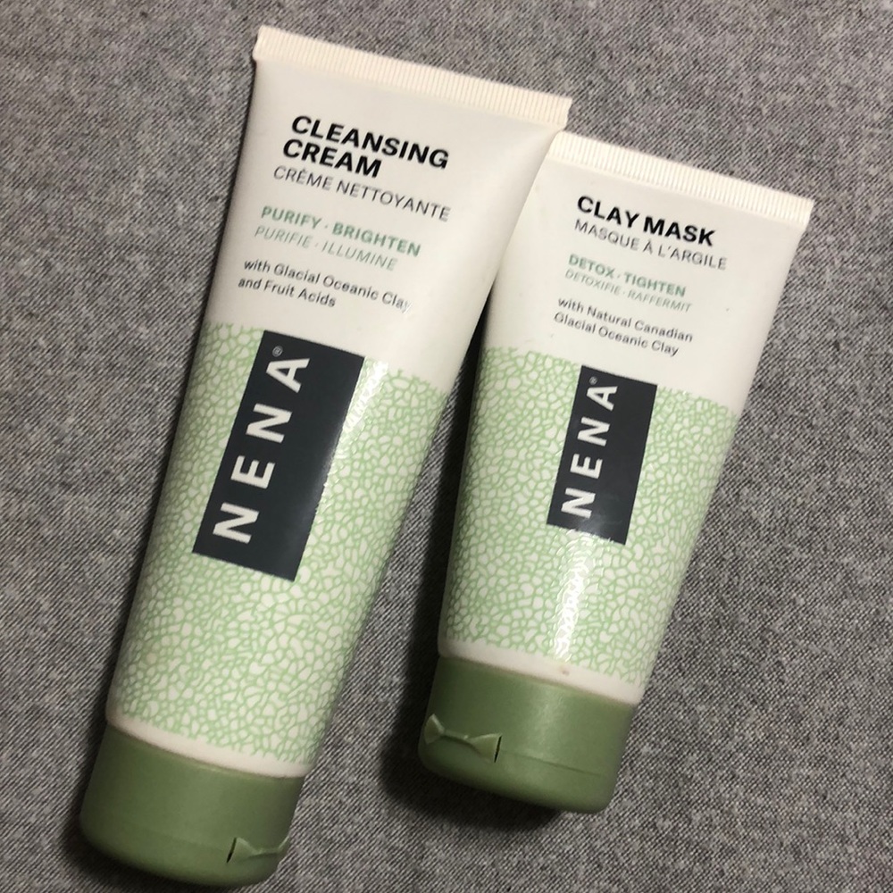 Nena cleansing cream & clay mask